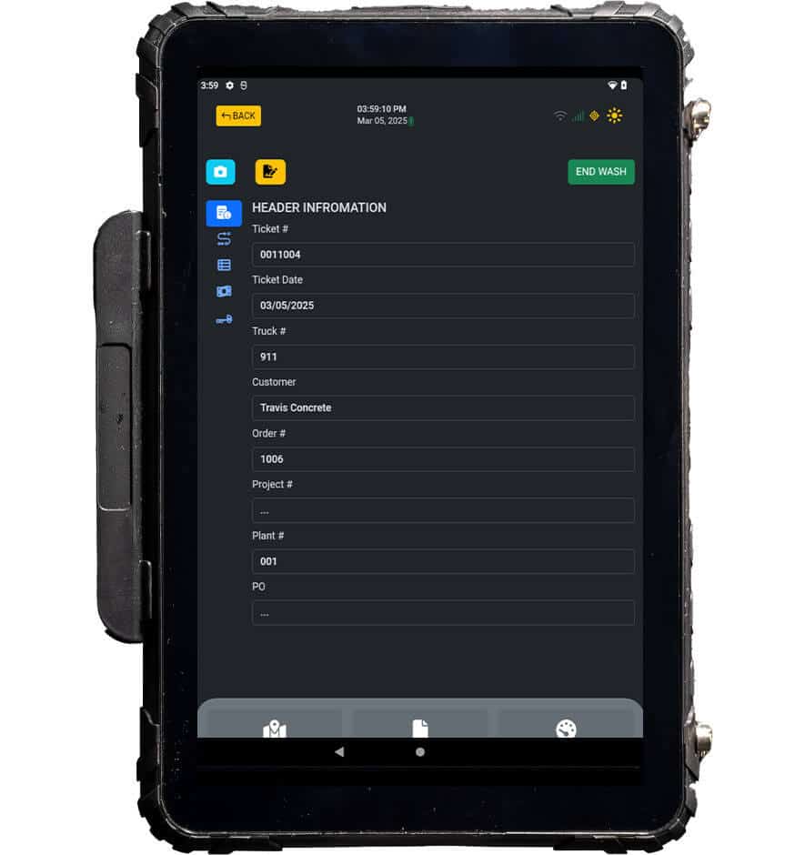 Delivery Ticket - Header