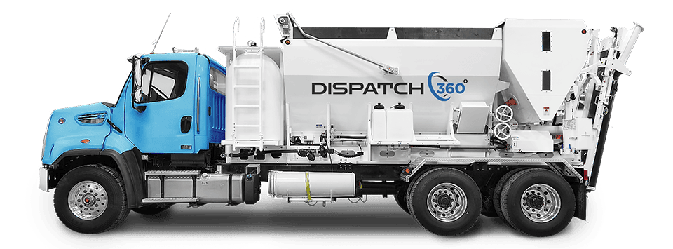 concrete dispatch software, mobile batching concrete truck, concrete fleet management